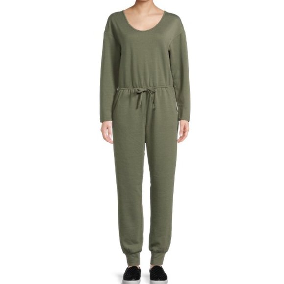 No Boundaries Juniors’ Long Sleeve Jumpsuit - Picture 1 of 4